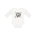 thumbnail image 1 of Inktastic Soccer Breakthrough Boys or Girls Long Sleeve Baby Bodysuit, 1 of 5