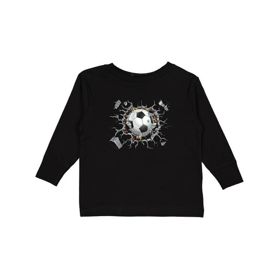 Inktastic Soccer Breakthrough Boys or Girls Long Sleeve Toddler T-Shirt