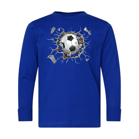 Inktastic Soccer Breakthrough Long Sleeve Youth T-Shirt