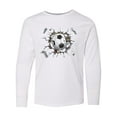 thumbnail image 1 of Inktastic Soccer Breakthrough Long Sleeve Youth T-Shirt, 1 of 5