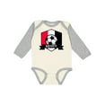 thumbnail image 1 of Inktastic Soccer Egypt Flag Banner Boys or Girls Long Sleeve Baby Bodysuit, 1 of 5