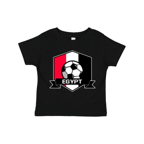 Inktastic Soccer Egypt Flag Banner Boys or Girls Toddler T-Shirt