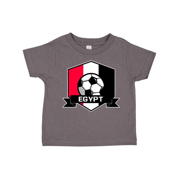 Inktastic Soccer Egypt Flag Banner Boys or Girls Toddler T-Shirt