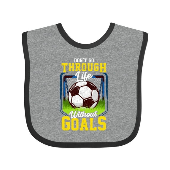 Inktastic Soccer Funny Goals Boys or Girls Baby Bib