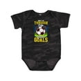 thumbnail image 1 of Inktastic Soccer Funny Goals Boys or Girls Baby Bodysuit, 1 of 5