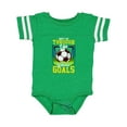 thumbnail image 1 of Inktastic Soccer Funny Goals Boys or Girls Baby Bodysuit, 1 of 5