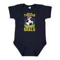 thumbnail image 1 of Inktastic Soccer Funny Goals Boys or Girls Baby Bodysuit, 1 of 5