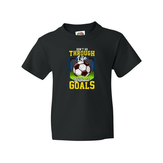 Inktastic Soccer Funny Goals Youth T-Shirt