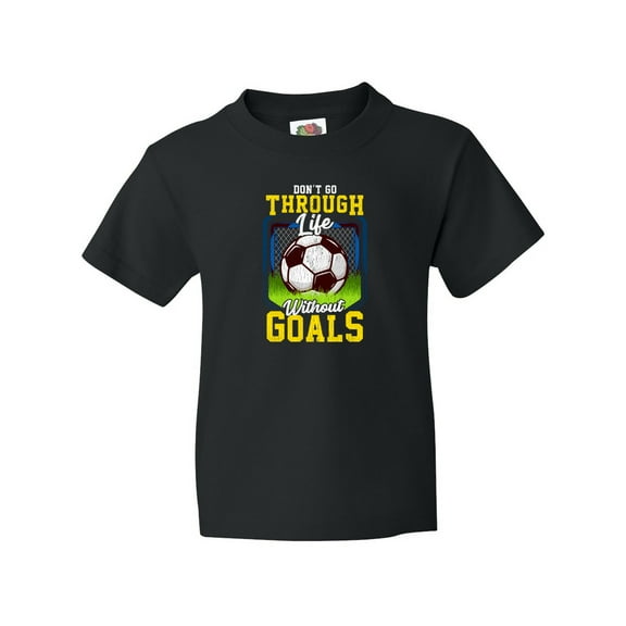 Inktastic Soccer Funny Goals Youth T-Shirt