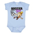 thumbnail image 1 of Inktastic Soccer Girl Girls Baby Bodysuit, 1 of 5