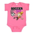 thumbnail image 1 of Inktastic Soccer Girl Girls Baby Bodysuit, 1 of 5