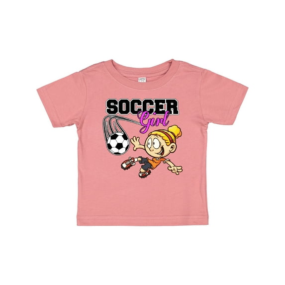 Inktastic Soccer Girl Girls Baby T-Shirt