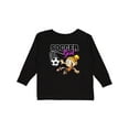 thumbnail image 1 of Inktastic Soccer Girl Girls Long Sleeve Toddler T-Shirt, 1 of 5
