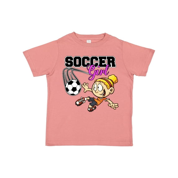 Inktastic Soccer Girl Girls Toddler T-Shirt