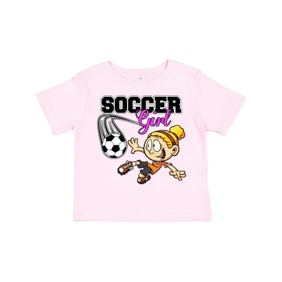Inktastic Soccer Girl Girls Toddler T-Shirt