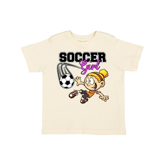 Inktastic Soccer Girl Girls Toddler T-Shirt