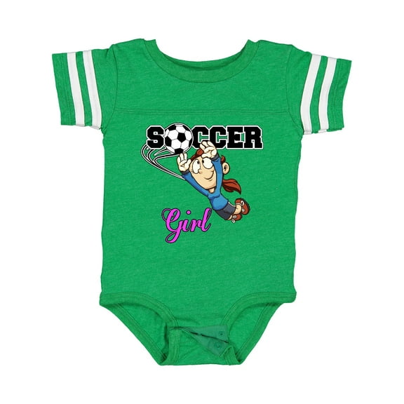 Inktastic Soccer Girl Goalie Girls Baby Bodysuit
