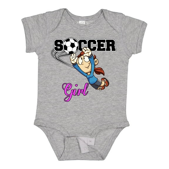 Inktastic Soccer Girl Goalie Girls Baby Bodysuit
