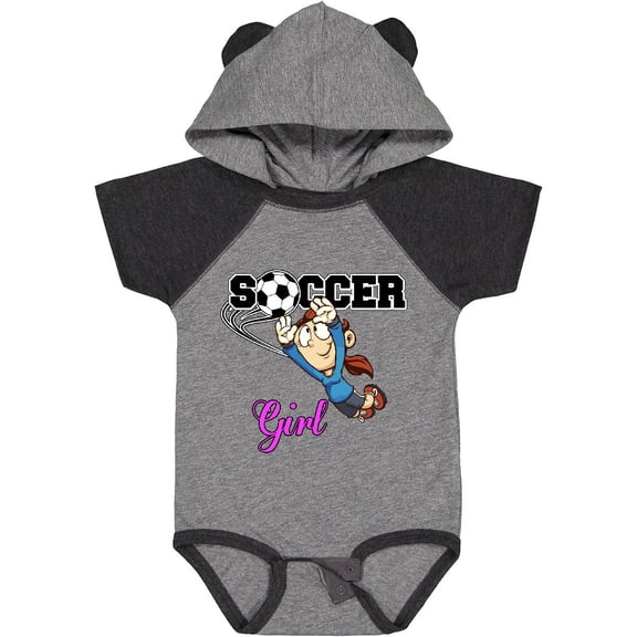 Inktastic Soccer Girl Goalie Girls Baby Bodysuit