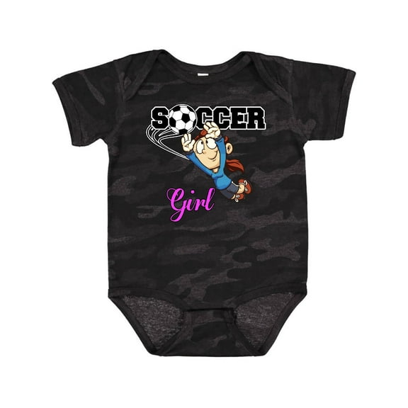 Inktastic Soccer Girl Goalie Girls Baby Bodysuit