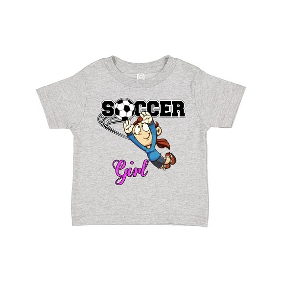 Inktastic Soccer Girl Goalie Girls Toddler T-Shirt