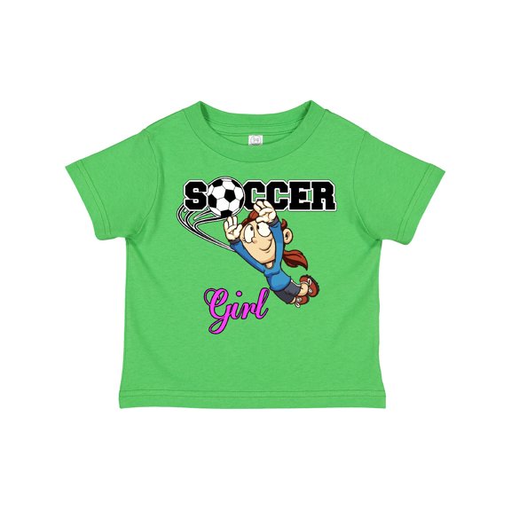 Inktastic Soccer Girl Goalie Girls Toddler T-Shirt