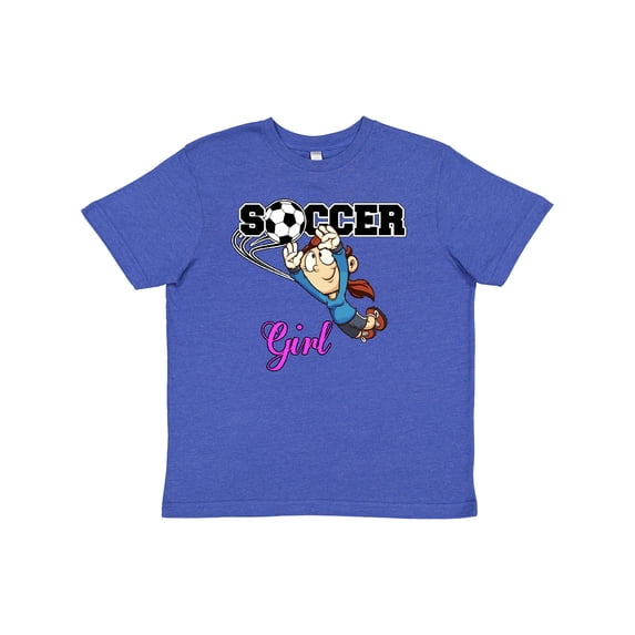 Inktastic Soccer Girl Goalie Youth T-Shirt