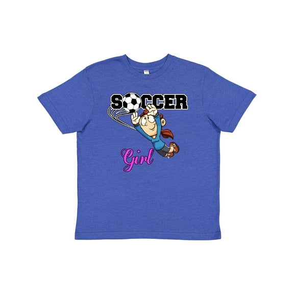 Inktastic Soccer Girl Goalie Youth T-Shirt
