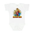 thumbnail image 1 of Inktastic Soccer Girl Superhero Girls Baby Bodysuit, 1 of 5