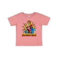 thumbnail image 1 of Inktastic Soccer Girl Superhero Girls Baby T-Shirt, 1 of 5