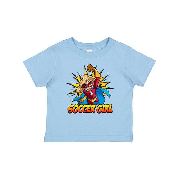 Inktastic Soccer Girl Superhero Girls Baby T-Shirt