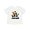 thumbnail image 1 of Inktastic Soccer Girl Superhero Girls Baby T-Shirt, 1 of 5