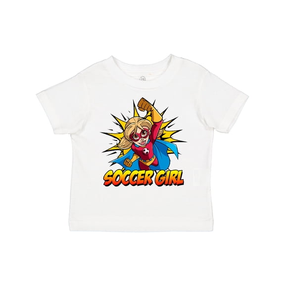 Inktastic Soccer Girl Superhero Girls Toddler T-Shirt