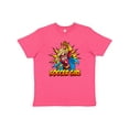 thumbnail image 1 of Inktastic Soccer Girl Superhero Youth T-Shirt, 1 of 5
