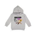 thumbnail image 1 of Inktastic Soccer Girl Toddler Hoodie, 1 of 4