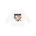 thumbnail image 1 of Inktastic Soccer Girl Toddler Sweatshirt, 1 of 4