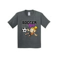 thumbnail image 1 of Inktastic Soccer Girl Youth T-Shirt, 1 of 5