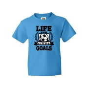 Inktastic Soccer Life is More Fun with Goals Youth T-Shirt