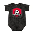 thumbnail image 1 of Inktastic Soccer Morocco Flag Banner Boys or Girls Baby Bodysuit, 1 of 5