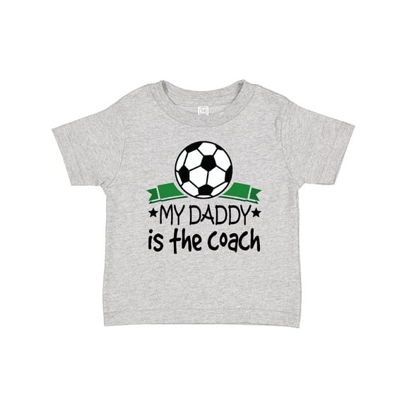 Inktastic Soccer My Daddy is the Coach Boys or Girls Baby T-Shirt