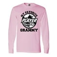 thumbnail image 1 of Inktastic Soccer My Favorite Player Calls Me Grammy Long Sleeve T-Shirt, 1 of 5