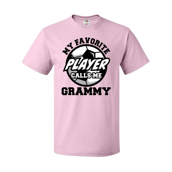 Inktastic Soccer My Favorite Player Calls Me Grammy T-Shirt