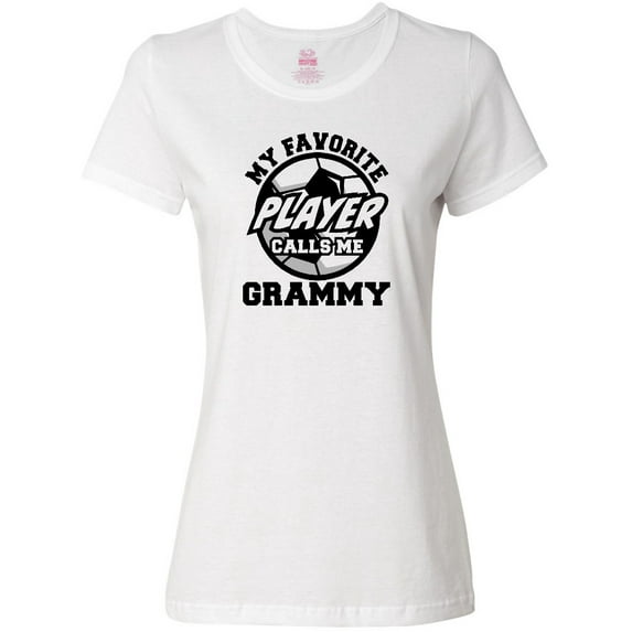 Inktastic Soccer My Favorite Player Calls Me Grammy Women's T-Shirt