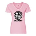 thumbnail image 1 of Inktastic Soccer My Favorite Player Calls Me Grammy Women's V-Neck T-Shirt, 1 of 5