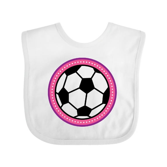 Inktastic Soccer Player Girls Sports Ball Girls Baby Bib