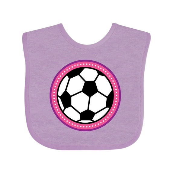 Inktastic Soccer Player Girls Sports Ball Girls Baby Bib