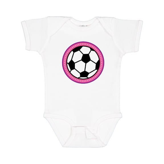 Inktastic Soccer Player Girls Sports Ball Girls Baby Bodysuit