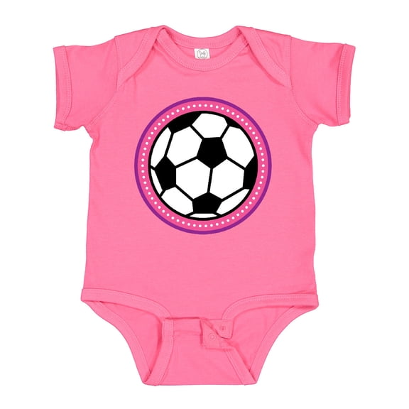 Inktastic Soccer Player Girls Sports Ball Girls Baby Bodysuit