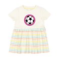 thumbnail image 1 of Inktastic Soccer Player Girls Sports Ball Girls Baby Dress, 1 of 5