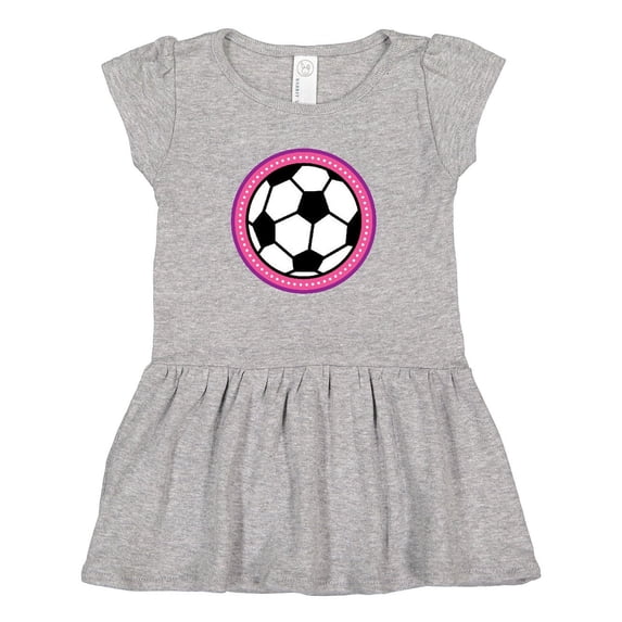 Inktastic Soccer Player Girls Sports Ball Girls Baby Dress
